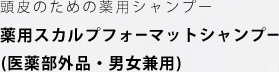 頭皮のためのシャンプー薬用スカルプフォーマットシャンプー
(男女兼用)